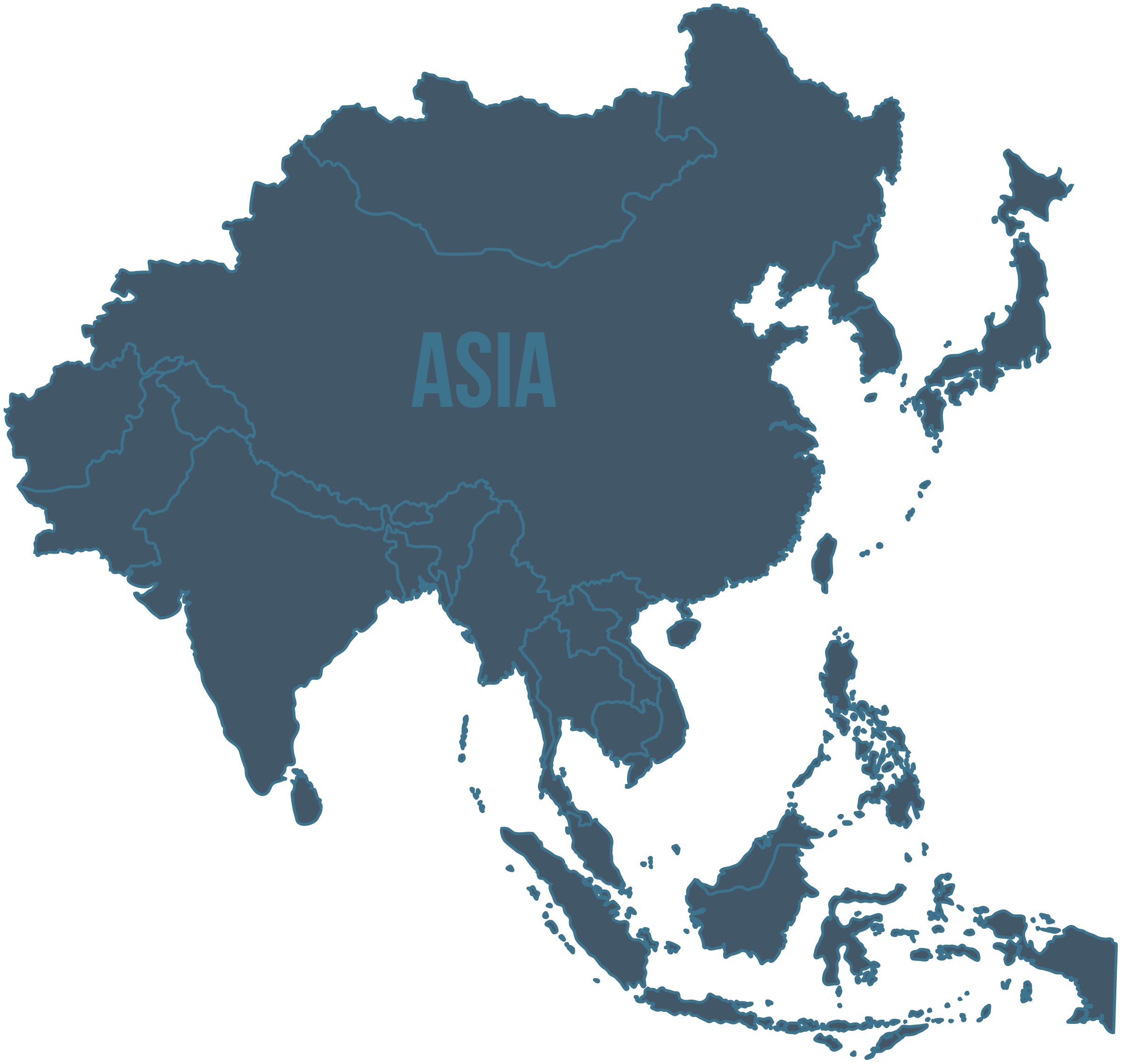 Mapa Asia